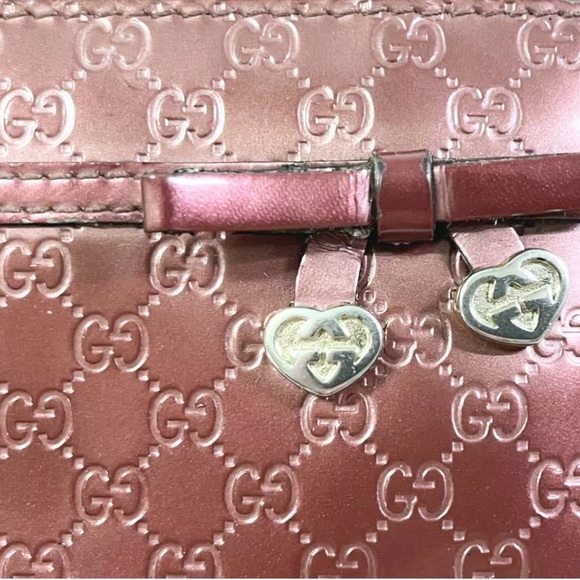 EUC, Gucci Guccissima Micro GG Patent Leather Long Wallet With Box - Picture 6 of 13